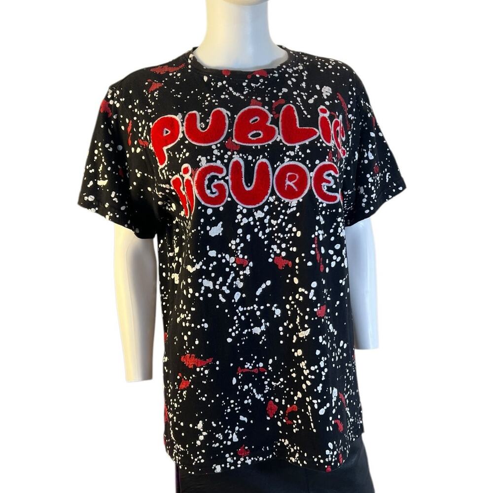 FWRD Denim Mens y2k Public Figure Paint Splatter Street Style Tee TShirt M